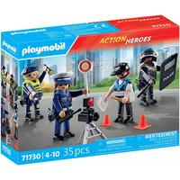 PLAYMOBIL Action Heroes Figursæt Politi, Bygge legetøj 
