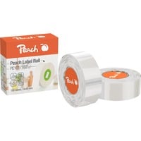 Peach PE102 Transparent, Etiket Transparent, Direkte termisk, Bisphenol A (BPA), 1,4 cm, 4 cm, 180 stk