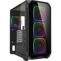 Sharkoon AK5G RGB, Towerkabinet Sort