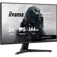 iiyama G2441HSU-B1 computerskærm 60,5 cm (23.8") 1920 x 1080 pixel Fuld HD LED Sort, Gaming Skærm Sort, 60,5 cm (23.8"), 1920 x 1080 pixel, Fuld HD, LED, 1 ms, Sort
