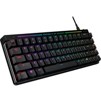 ASUS ROG Falchion Ace HFX tastatur Spil USB QWERTZ Tysk Sort, Gaming-tastatur Sort, DE-layout, ROG HFX, Ledningsført, USB, Magnetic-mechanical key switch, QWERTZ, RGB LED, Sort