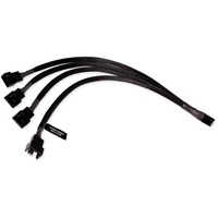 Alphacool 1023116, 18683, Y-kabel Sort