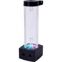 Alphacool Core 200 Aurora Ausgleichsbehälter D5/VPP Acetal/Acryl, Ekspansion tank Sort