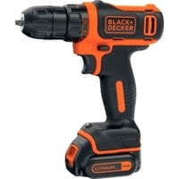 BLACK+DECKER Batteridrevet bore-/skruemaskine BDODD12KA, 10,8 volt, Bore-/ skruemaskine Sort/Orange