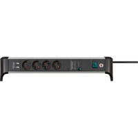 Brennenstuhl 1391020410, Strømskinne Sort/aluminium