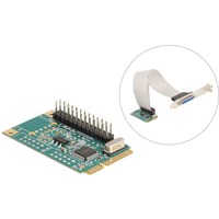 DeLOCK Delock Mini PCIe I/O PCIe fuld størrelse 1 x parallel, Interface card 