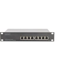 Digitus DN-80117 netværksswitch Administreret L2+ Gigabit Ethernet (10/100/1000) Sort Administreret, L2+, Gigabit Ethernet (10/100/1000), Fuld duplex, Stativ-montering, Kan monteres på væggen