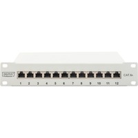 Digitus DN-91612S-EA-G, Patch Panel grå