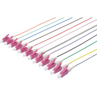 Digitus Gennemfarvede LC Simplex OM4 Pigtails, Kabel multi farvet