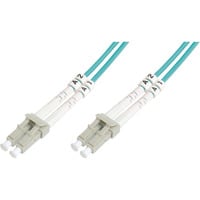 Digitus LWL patchkabel, duplex, LC > LC stik, multimode OM3 Turkis
