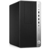 HP ProDesk 600 G5 MT Renoveret, Fuld PC Sort/Sølv