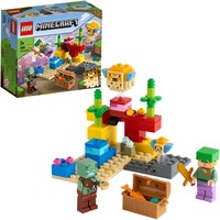 LEGO Minecraft Koralrevet, Bygge legetøj Byggesæt, 7 År, Plast, 92 stk, 120 g