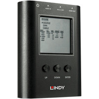 Lindy HDMI 4K60 signalanalysator og generator, Adapter Sort