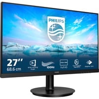 Philips V Line 271V8LAB/00 computerskærm 68,6 cm (27") 1920 x 1080 pixel Fuld HD LCD Sort, LED-skærm Sort, 68,6 cm (27"), 1920 x 1080 pixel, Fuld HD, LCD, 4 ms, Sort