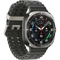 SAMSUNG Galaxy Watch Ultra 3,81 cm (1.5") AMOLED 47 mm Digital 480 x 480 pixel Berøringsskærm 4G Sølv Wi-Fi GPS (satellit), SmartWatch 3,81 cm (1.5"), AMOLED, Berøringsskærm, 32 GB, GPS (satellit), 60,5 g