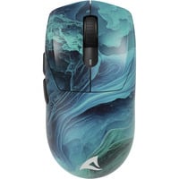 Sharkoon SKILLER SGM25W Ocean, Gaming mus Turkis/Blå