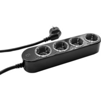 Shelly Strømfordelingsliste Power Strip 4 Gen4, Strømskinne Sort