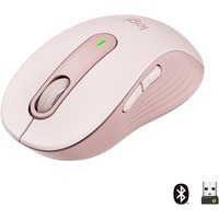 Logitech Signature M650 mus Højre hånd RF trådløs + Bluetooth Optisk 2000 dpi Rosa, Højre hånd, Optisk, RF trådløs + Bluetooth, 2000 dpi, Lyserød