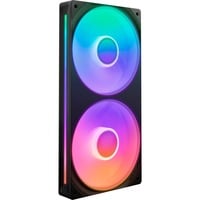 NZXT F240 RGB CORE, Sag fan Sort