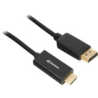 Sharkoon Adapterkabel Displayport 1.2 > HDMI 4K Sort