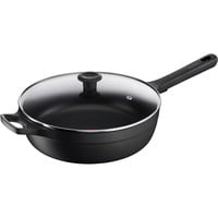 Tefal G61237 Rund Sort, Stegepande Sort, Rund, Sort, Aluminium, Titanium, Bakelit, 5 person(er)