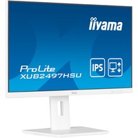 iiyama ProLite XUB2497HSU-W2 computerskærm 60,5 cm (23.8") 1920 x 1080 pixel Fuld HD LED Hvid, LED-skærm hvid (mat), 60,5 cm (23.8"), 1920 x 1080 pixel, Fuld HD, LED, 1 ms, Hvid