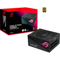 ASUS ROG STRIX 1000W Gold Aura Edition, PC strømforsyning Sort