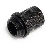 Alphacool ES 8/5mm Skruemontering - Lige -, Forbindelse Sort