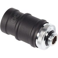 Alphacool ES Schnellverschluss BLH1A PushIn Hun AG, Forbindelse Chrome/black (matte)