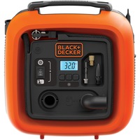 BLACK+DECKER ASI400-XJ luftkompressore 160 l/min, Luftpumpe Orange/Sort, 160 l/min, 11 bar