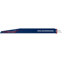 Bosch 2 608 900 401 stiksav, rullesav & sabelsavklinge Saber savklinge High Carbon Steel (HCS) 1 stk Saber savklinge, Træ, High Carbon Steel (HCS), Blå, 25 cm, 3,5 mm