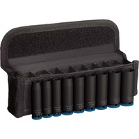 Bosch PRO Impact topnøglesæt 1/4", 9 dele Sort