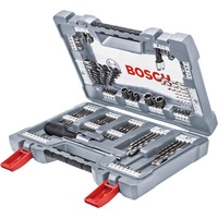 Bosch Premium X-Line Boresæt 24 stk, Boremaskine &amp; bit sæt Grøn, Boremaskine, Boresæt, Beton, Metal, Træ, 3 - 10 mm, 2 - 6 mm, Grå, Rustfrit stål