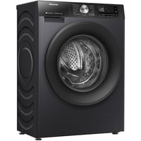 Hisense WD3S8043BB3 vaskemaskine - tørretumbler Fritstående Front-læsning Sort D, Vaskemaskine-tørretumbler Sort, Front-læsning, Fritstående, Sort, Venstre, Sort, Sort