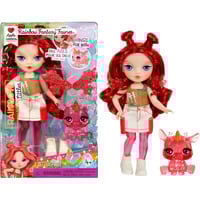 MGA Entertainment Rainbow High Littles Rainbow Fantasy Fairies Doll- Apple (Red), Dukke Rainbow High Littles Rainbow Fantasy Fairies Doll- Apple (Red), Mode dukke, Hunstik, 4 År, Dreng/Pige, 140 mm, Flerfarvet
