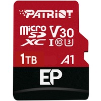 Patriot EP Series 1 TB microSDXC, Hukommelseskort Rød/Sort