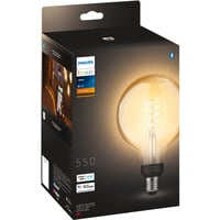 Philips Hue White Filament Lampe E27 Giant Globe G125 550 lm, LED-lampe 