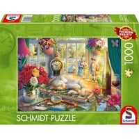 Schmidt Spiele Pusletid med kat, Puslespil 