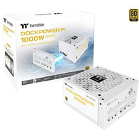 Thermaltake Dockpower FI 1000W Sne, PC strømforsyning Hvid