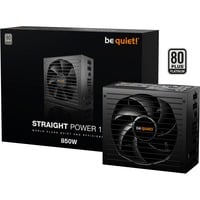 be quiet! BN337 enhed til strømforsyning 850 W 20+4 pin ATX ATX Sort, PC strømforsyning Sort, 850 W, 100 - 240 V, 920 W, 50/60 Hz, 10/5 A, 150 W