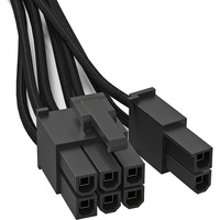 be quiet! CP-6610 0,6 m, Kabel Sort, 0,6 m, PCI-E (6+2 pin), PCI-E(6+2 pin), Hanstik, Hanstik, Lige