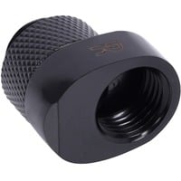 Alphacool Istap 8mm drejelig overgangsstykke G1/4 AG til G1/4 IG, Forbindelse Sort