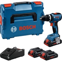 Bosch Batteridrevet slagboremaskine GSB 18V-65 Professional, 18Volt, Bore-/ skruemaskine Blå