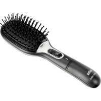 Braun Satin Hair 7 Voksen Paddle hårbørste Sort 1 stk Sort/Grøn, Voksen, Paddle hårbørste, Sort, Monokromatisk, 235 mm, 68 mm