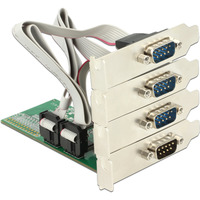 DeLOCK PCI Express x1 kort til 4 x seriel RS-232, Interface card 