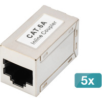 Digitus CAT 6A modulær kobling, afskærmet, 5 stk, Keystone modul 