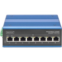 Digitus DN-651121 netværksswitch Gigabit Ethernet (10/100/1000) Strøm over Ethernet (PoE) Sort, Blå Gigabit Ethernet (10/100/1000), Strøm over Ethernet (PoE), Kan monteres på væggen