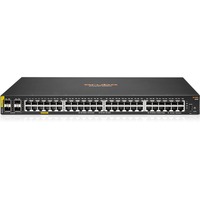 Hewlett Packard Enterprise Aruba 6000 48G Class4 PoE 4SFP 370W Administreret L3 Gigabit Ethernet (10/100/1000) Strøm over Ethernet (PoE) 1U, Switch Administreret, L3, Gigabit Ethernet (10/100/1000), Strøm over Ethernet (PoE), Stativ-montering, 1U