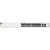 Hewlett Packard Enterprise Aruba Instant On 1960 24G 20p Class4 4p Class6 PoE 2XGT 2SFP+ 370W Administreret L2+ Gigabit Ethernet (10/100/1000) Strøm over Ethernet (PoE) 1U Hvid, Switch Administreret, L2+, Gigabit Ethernet (10/100/1000), Strøm over Ethernet (PoE), Stativ-montering, 1U