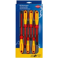 KNIPEX 00 20 12 V01, Skruetrækker Rød/Gul